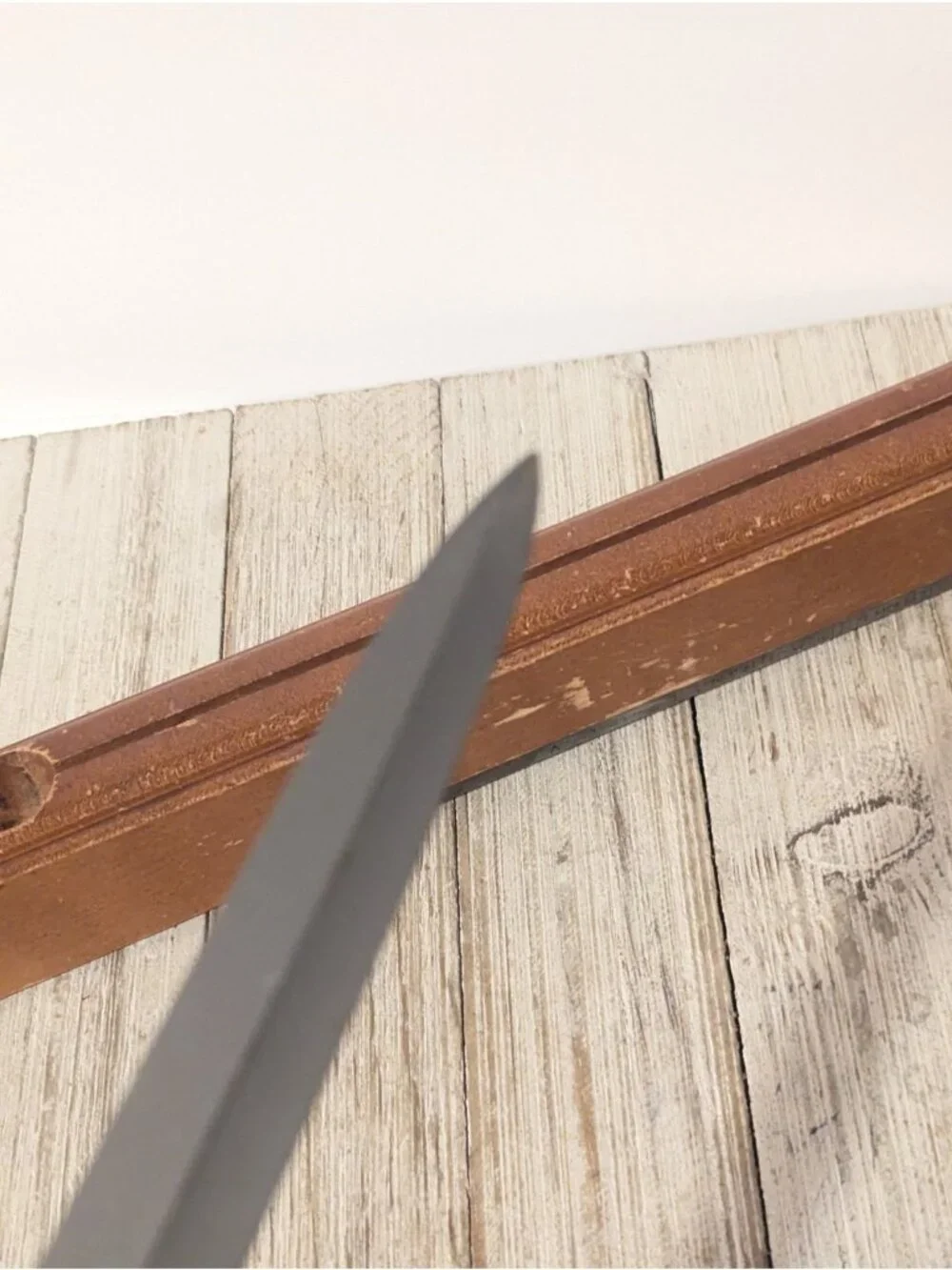 Case XX Chromium CA223-10 Knife Wood Holder Sharpening Stone 10-1/2